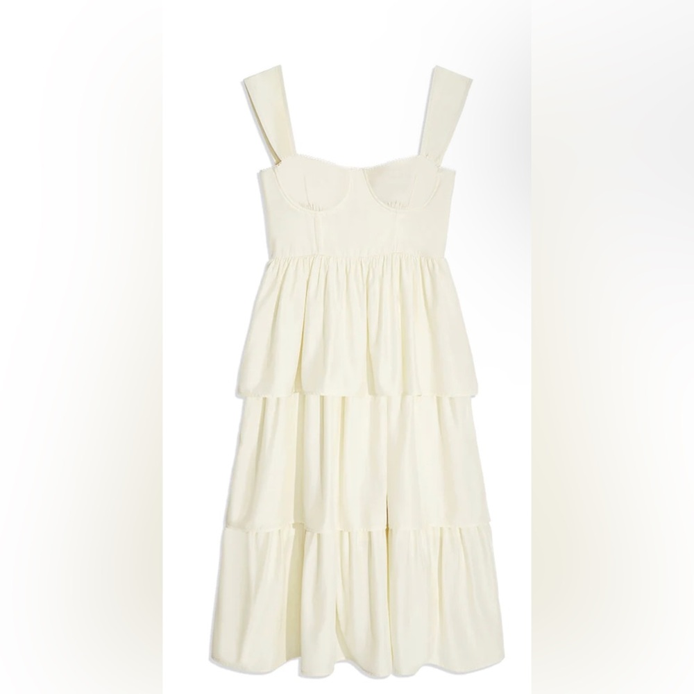 We Wore What Corset Poplin Dress